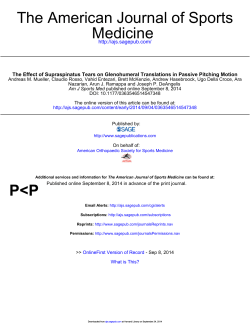 Medicine The American Journal of Sports PP