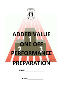 2. Describe one factor you have to consider when preparing for this