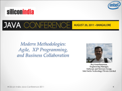 Agile, XP programming and Business Collaboration