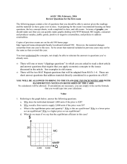 Review questions for Midterm Exam.