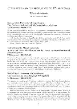 Structure and classification of C*