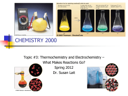 chemistry 1000 - U of L Class Index