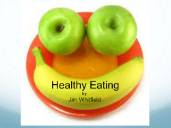 Healthy Eating and Good Lifestyle Choices