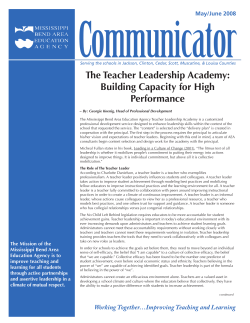 The Teacher Leadership Academy: Building