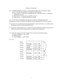 Solutions to homework 1