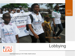 Lobbying: An Overview
