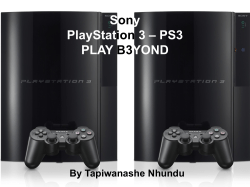 Sony PlayStation 3 &ndash; PS3 PLAY B3YOND