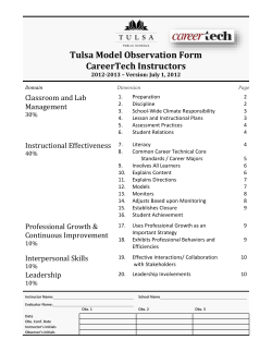 Domain: Classroom Management
