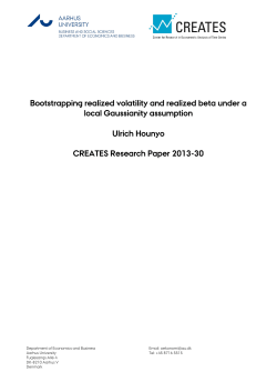Bootstrapping realized volatility and realized beta under a local