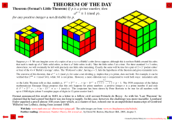 Fermat`s Little Theorem
