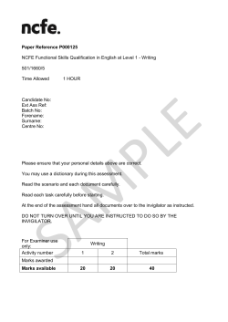 Level 1 Functional Skills