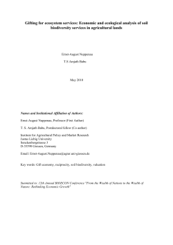 Babu - bioecon