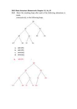 2013 Data Structure Homework Chapter 13, 14, 15 13.3