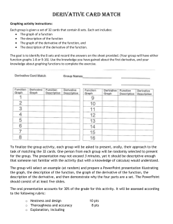 Derivative Card Match