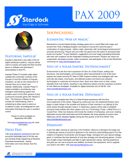 Elemental is a turned-based fantasy strategy game set in a world