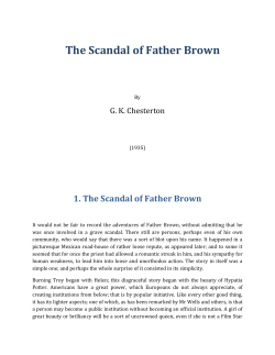 The Scandal of Father Brown