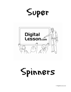 Super Spinners Probability Activity Preview Pages