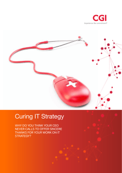Curing IT Strategy