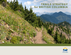 TRAILS STRATEGy for BRITISH COLUMBIA
