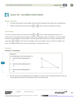 Geometry Module 2, Topic E, Lesson 25: Teacher Version