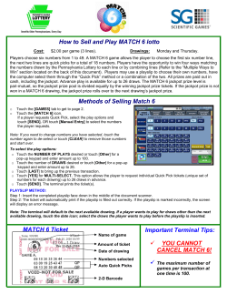 Match 6 Lotto