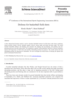 Defense for basketball field shots