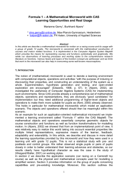 References - Department of Mathematics and Statistics