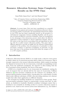 LNCS 4229 - Resource Allocation Systems: Some Complexity