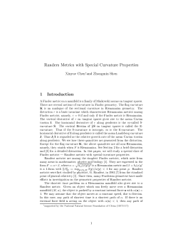 Randers Metrics with Special Curvature Properties