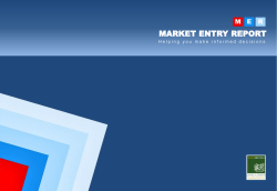 market entry report - Arab-British Chamber of Commerce