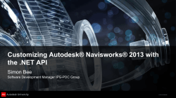 The Navisworks Automation API