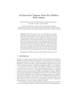 An Interactive Tangram Game For Children With Autism