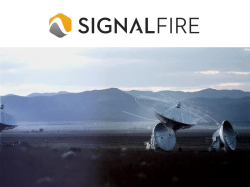 Competitive advisory and VC firm