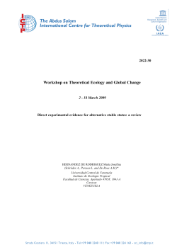 Direct experimental evidence for alternative stable states: a