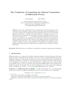 The Complexity of Computing the Optimal Composition of