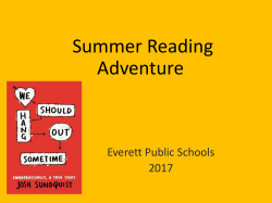Summer Reading Adventure