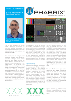 3G-SDI Testing_2.indd