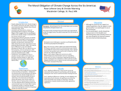 The Moral Obligation of Climate Change Across the Six Americas