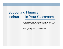 fluency presentation