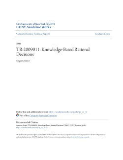 Knowledge-Based Rational Decisions