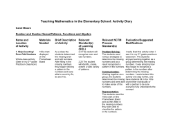 Teaching Mathematics in the Elementary School