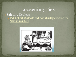 Loosening Ties