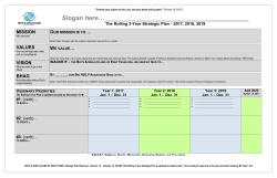 Strategic Plan Placemat
