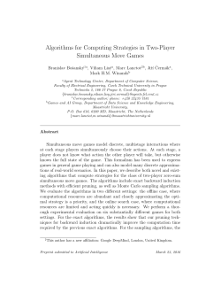 Algorithms for Computing Strategies in Two