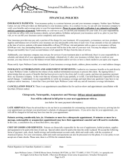 All Providers Financial Policy and Consent