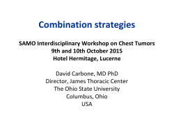 Combination strategies