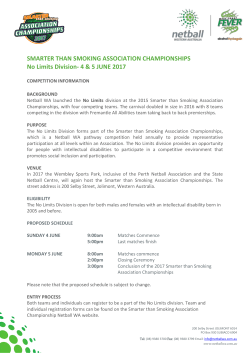 SMARTER THAN SMOKING ASSOCIATION