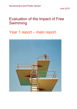 Evaluation of the Impact of Free Swimming