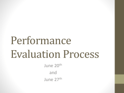 Performance Evaluations