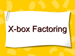 Diamond and Box Factoring